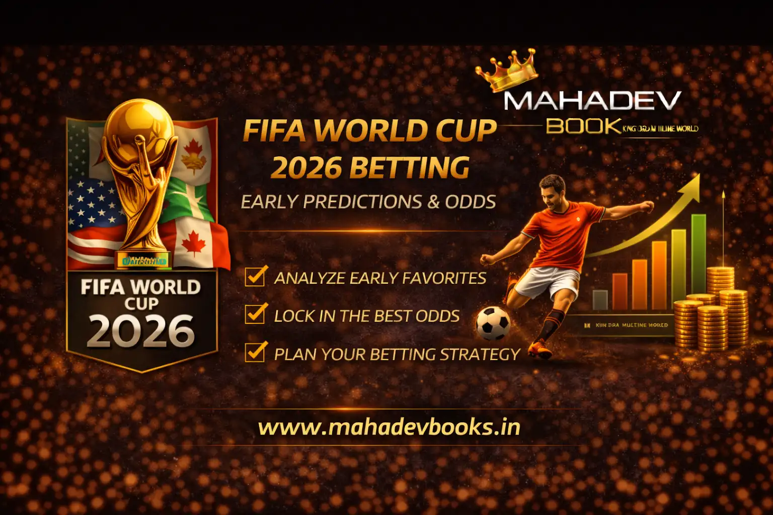 Read more about the article FIFA World Cup 2026 Betting on Mahadev Book: Early Predictions & Odds