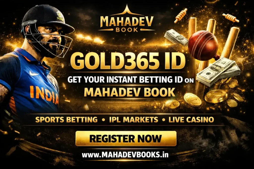 Gold365 ID Online – Get Instant Cricket & Sports Betting ID