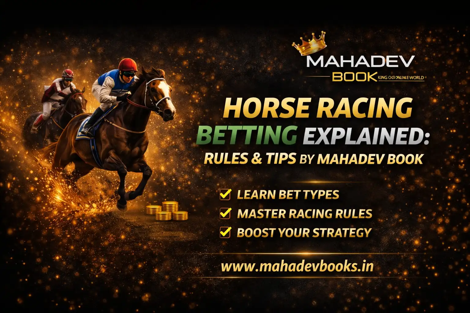 Read more about the article Horse Racing Betting Explained: Rules & Tips by Mahadev Book