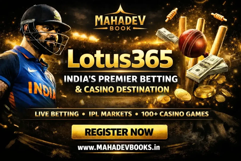 Lotus365 India – Get Instant Lotus365 ID for Cricket & Casino Betting