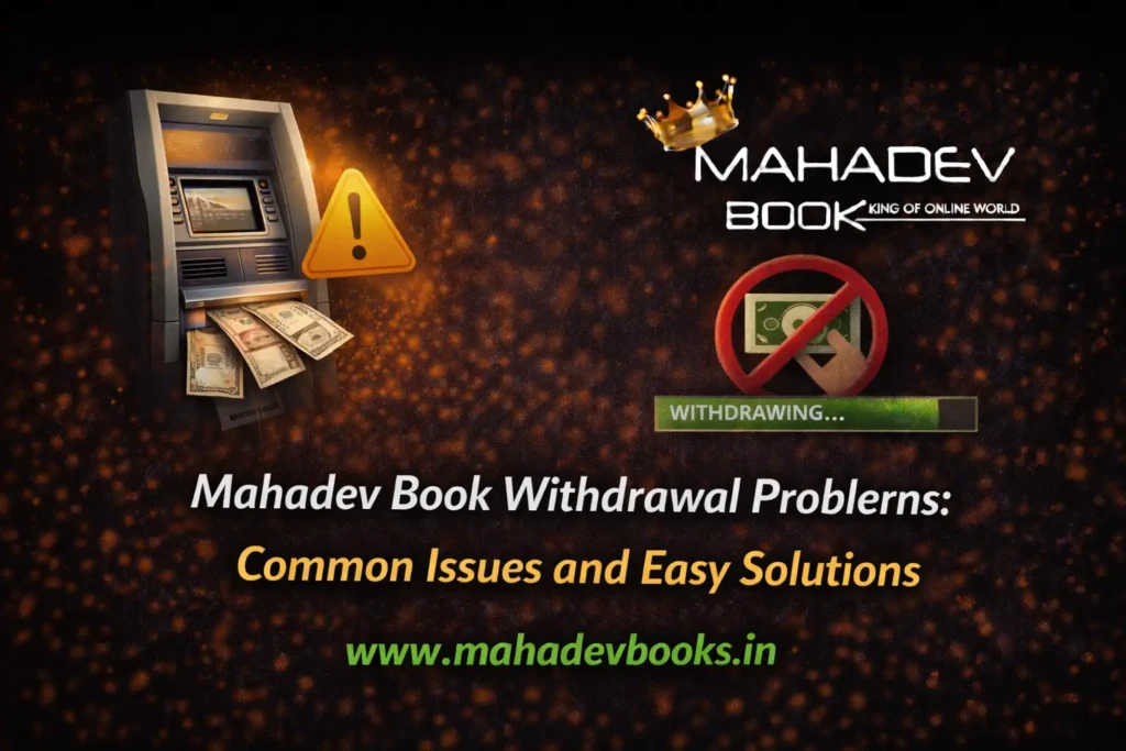 Mahadev Book Withdrawal Problems Common Issues and Easy Solutions