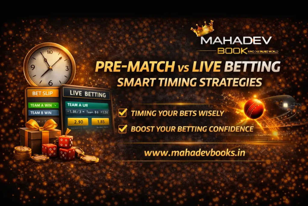 Pre-Match vs Live Betting Smart Timing Strategies Mahadev Book