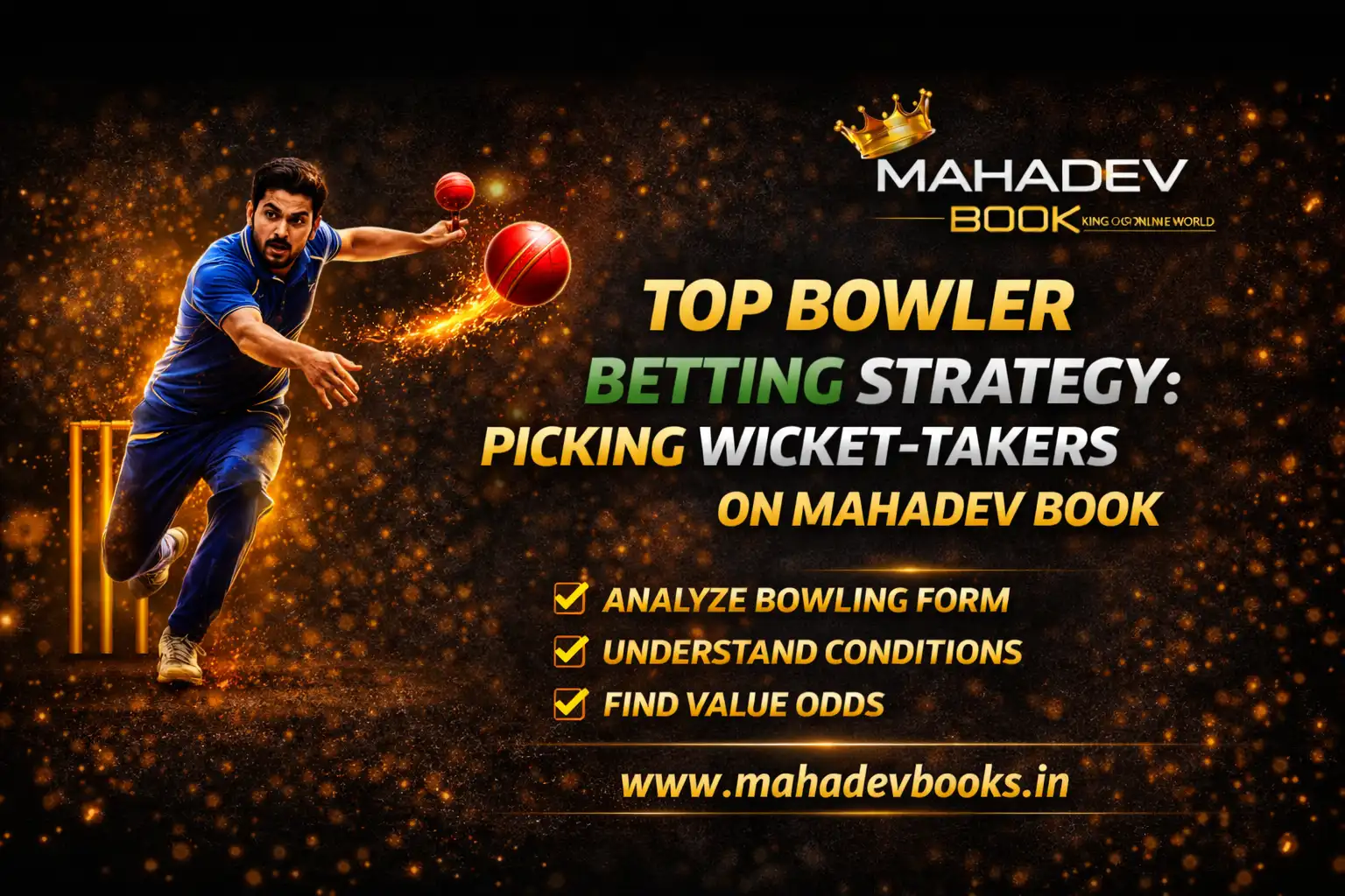Read more about the article Top Bowler Betting Strategy: Picking Wicket-Takers on Mahadev Book