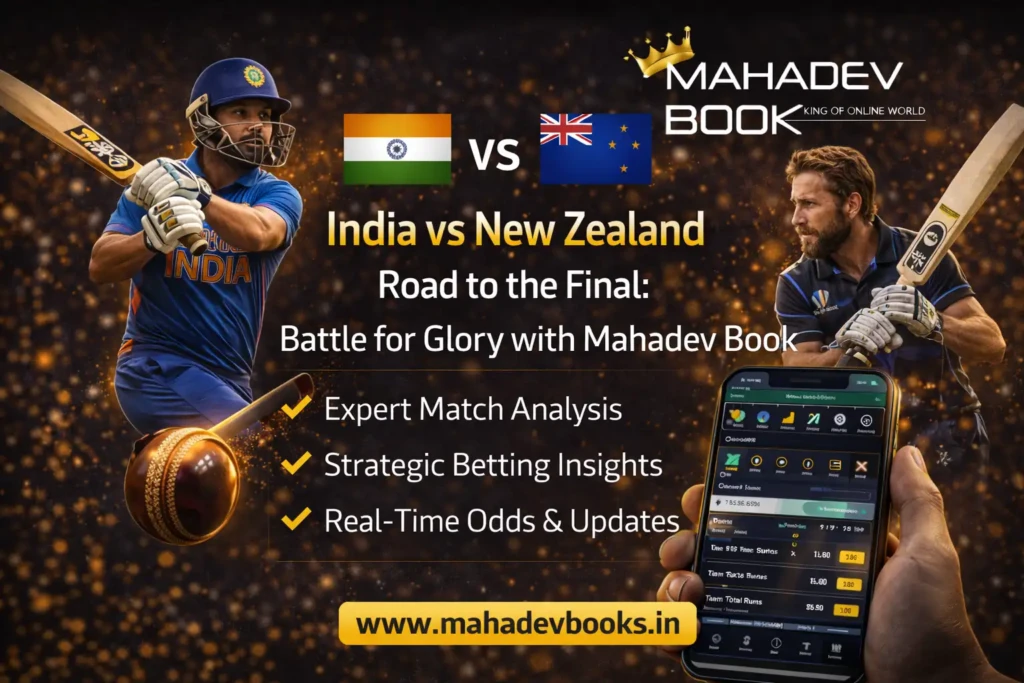 India vs New Zealand Road to the Final Battle for Glory with Mahadev Book