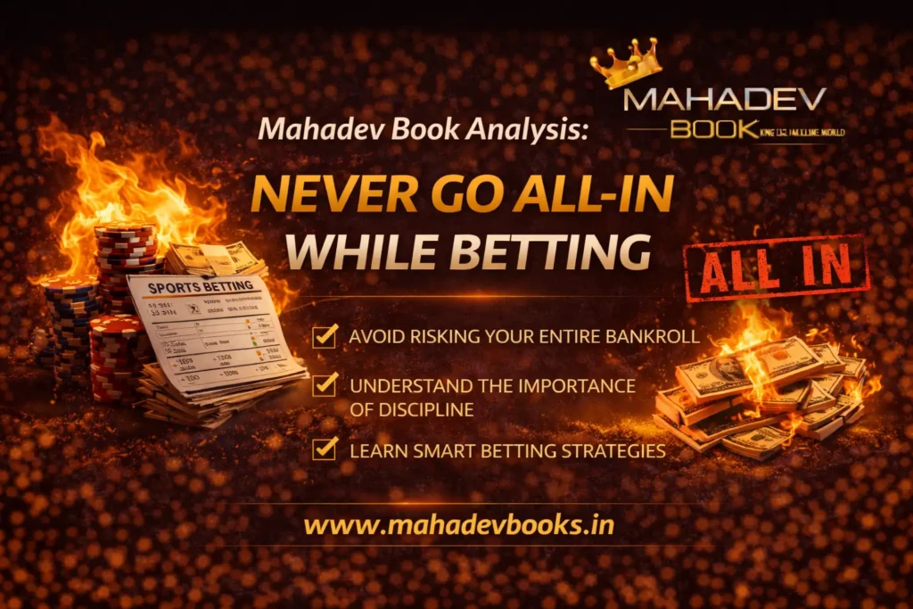 Mahadev Book Analysis Why You Should Never Go All-In While Betting