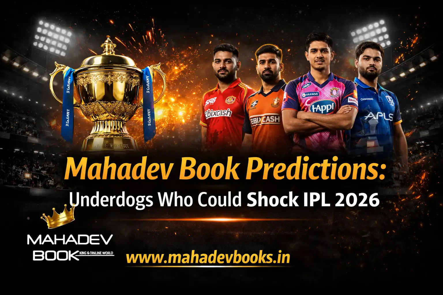 Read more about the article Mahadev Book Predictions: Underdogs Who Could Shock IPL 2026