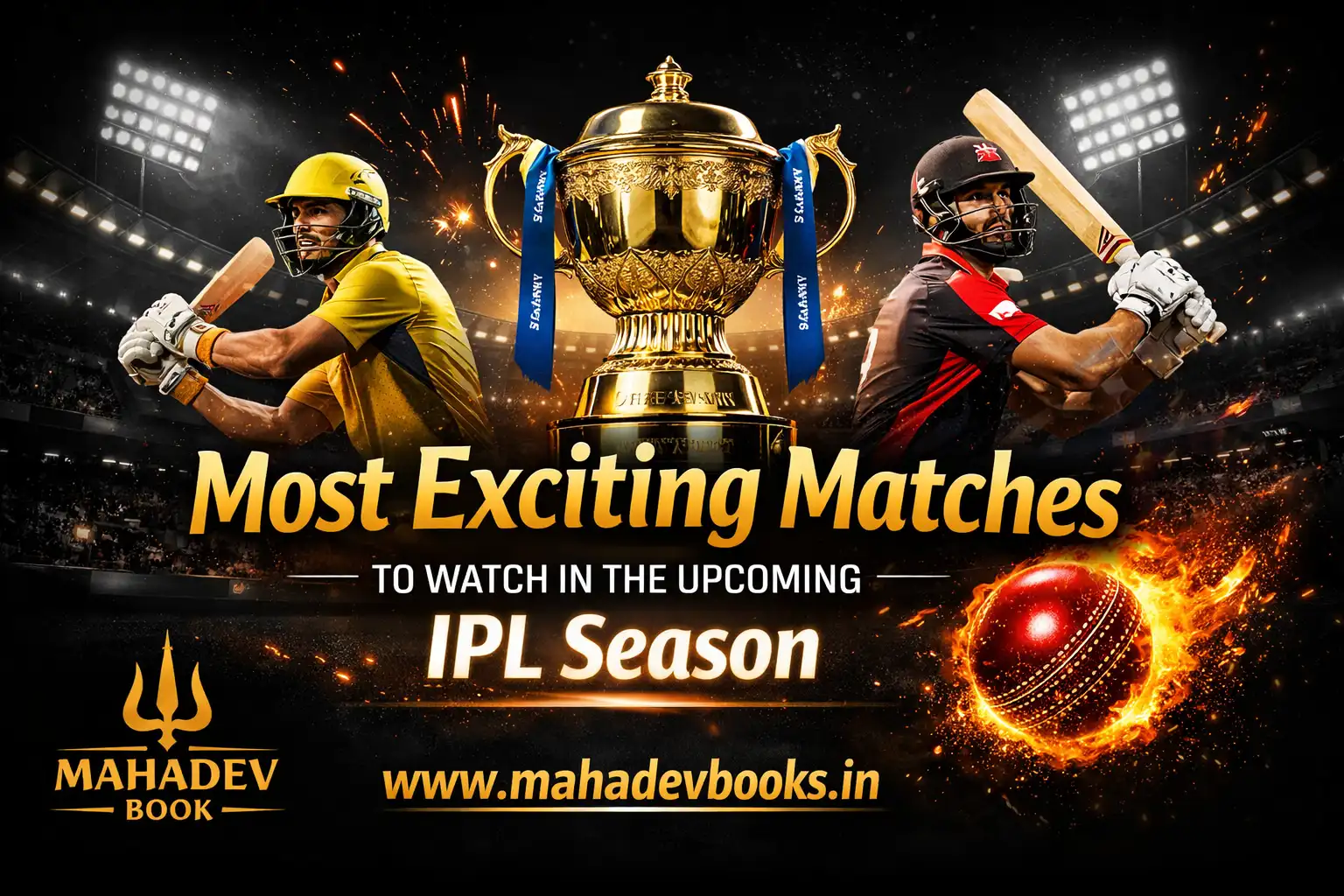 Read more about the article Most Exciting Matches to Watch in the Upcoming IPL Season on Mahadev Book
