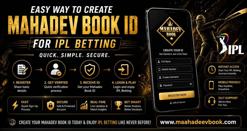 Easy Way to Create Mahadev Book ID for IPL Betting