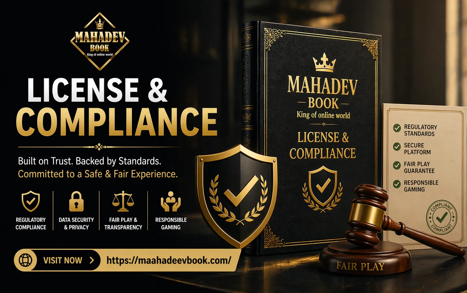 Mahadev Book License & Compliance