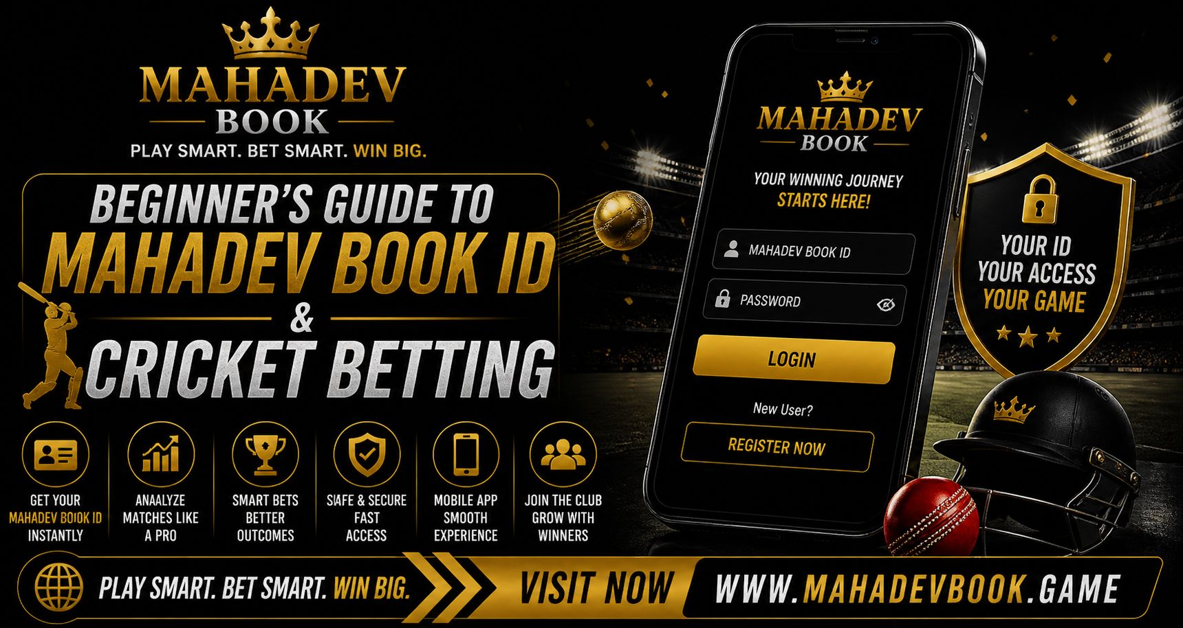 Read more about the article Beginner’s Guide to Mahadev Book ID & Cricket Betting