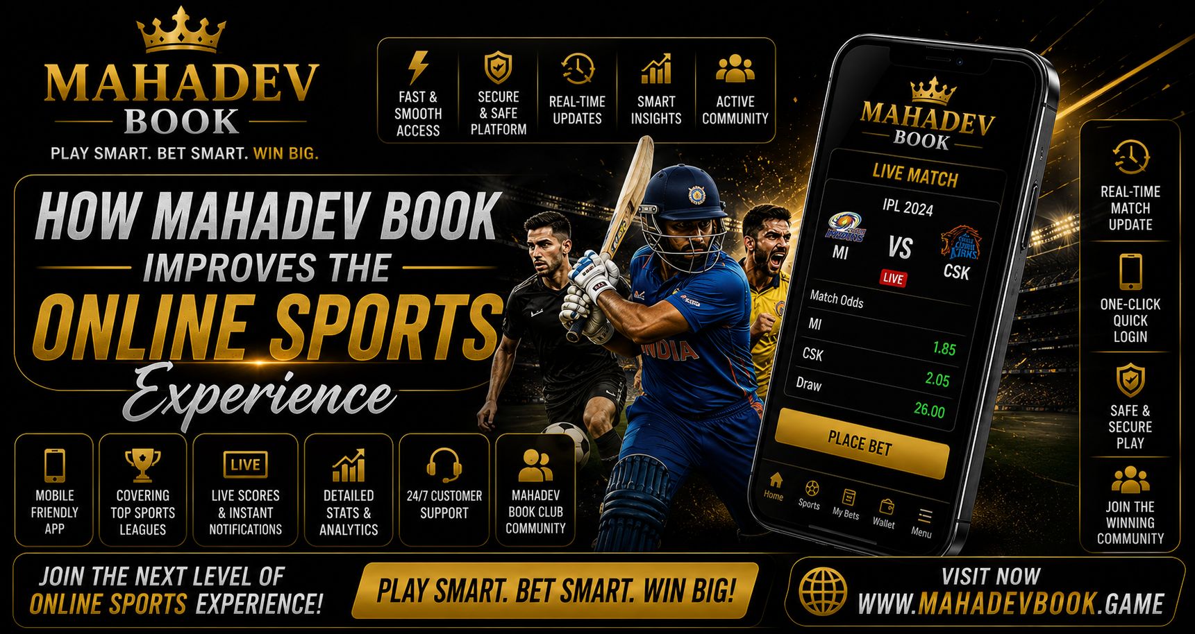 Read more about the article How Mahadev Book Improves the Online Sports Experience