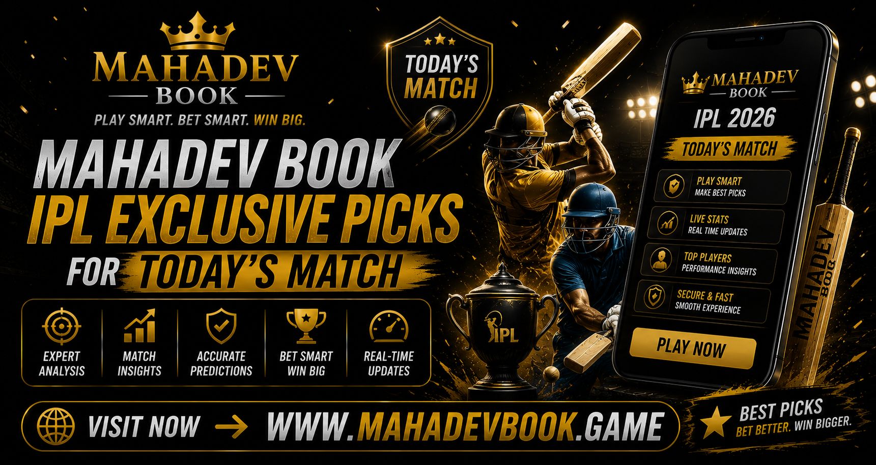 Read more about the article Mahadev Book IPL Exclusive Picks for Today’s Match