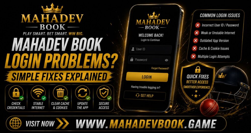 Mahadev Book Login Problems? Simple Fixes Explained