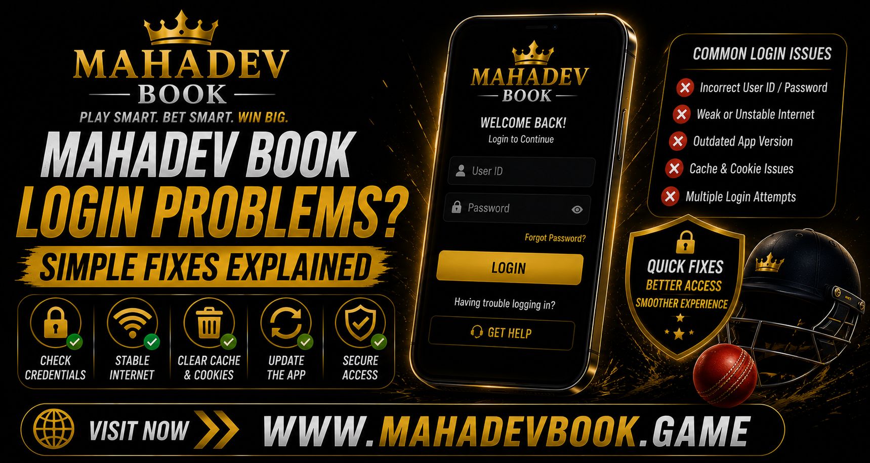 Read more about the article Mahadev Book Login Problems? Simple Fixes Explained