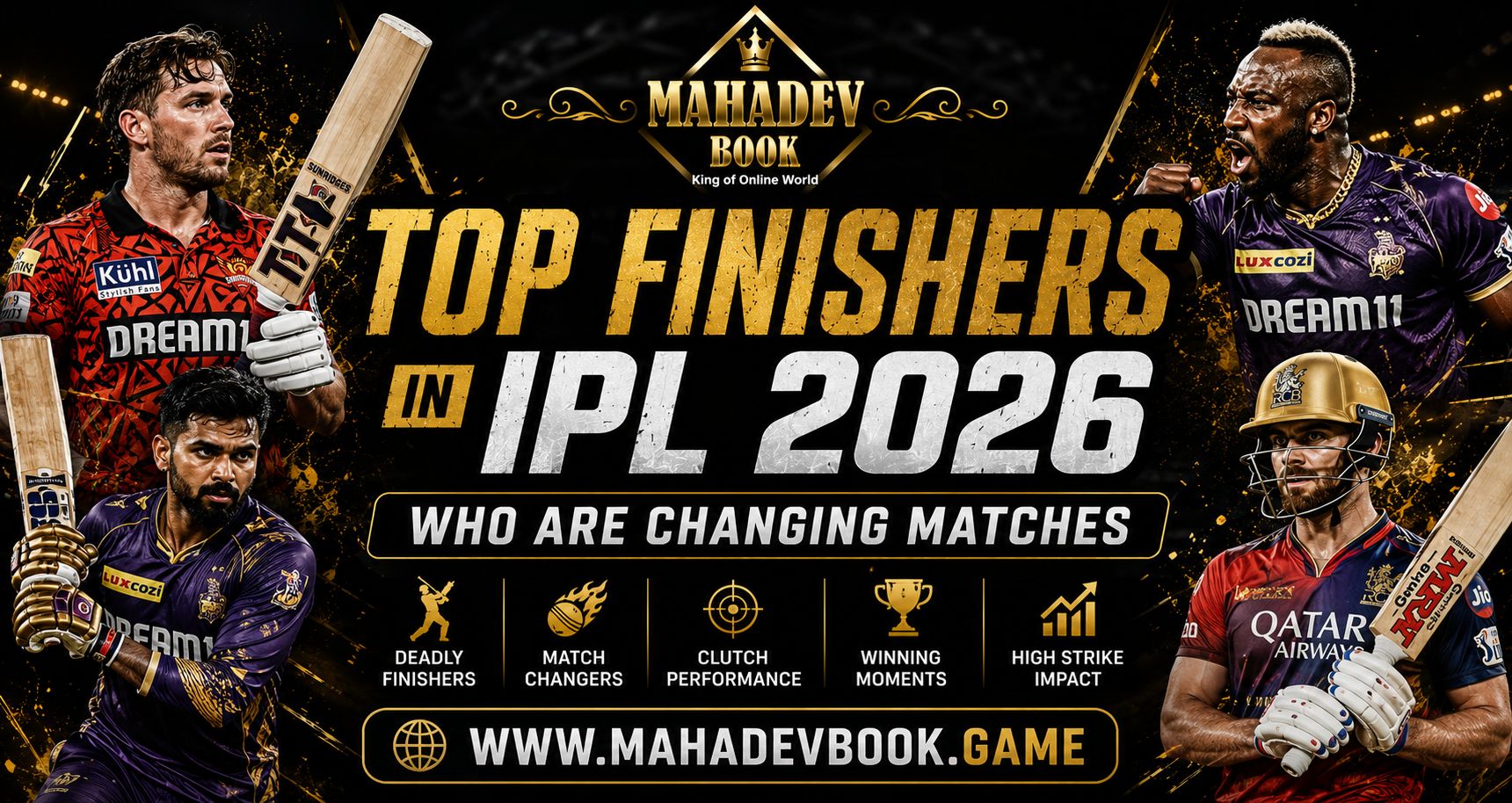 Read more about the article Top Finishers in IPL 2026 Who Are Changing Matches | Mahadev Book