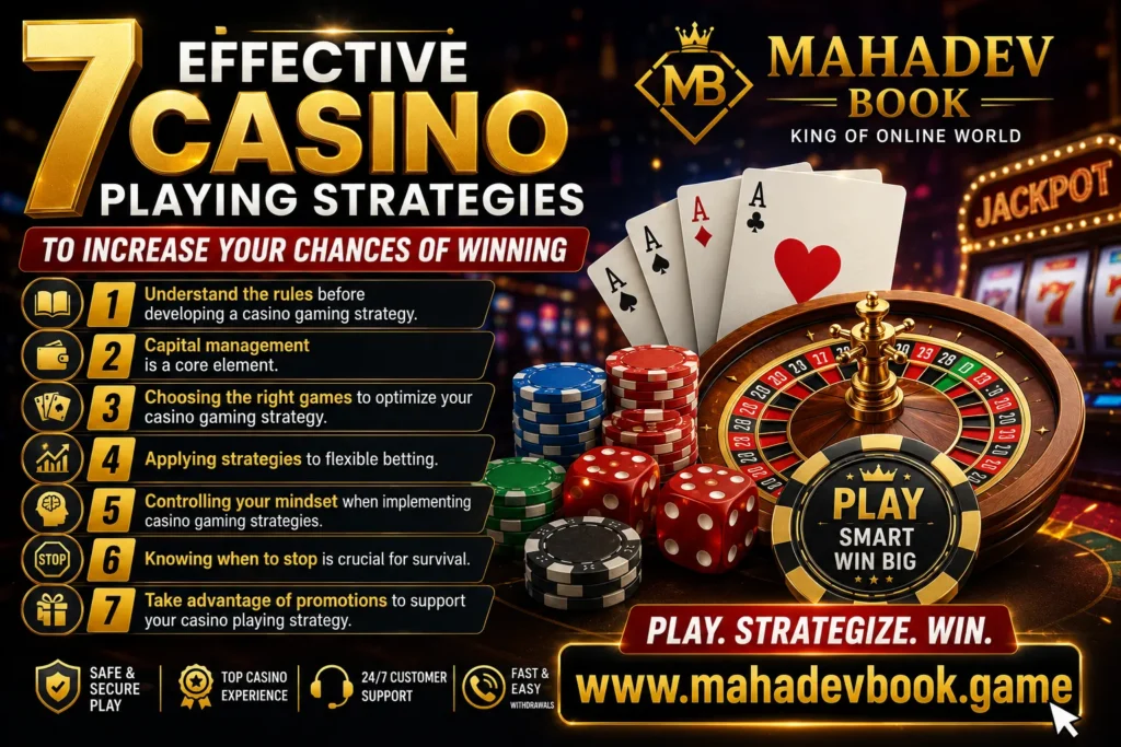 7 Effective Casino Playing Strategies Mahadev book
