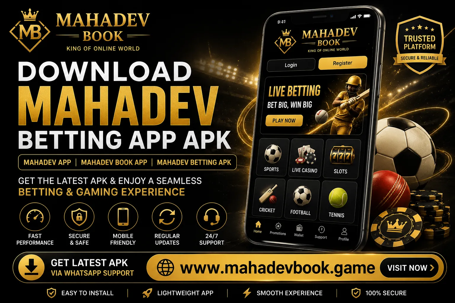 Download Mahadev Betting App APK 2026 Download Mahadev Betting App APK 2026 - Latest Mahadev Book APK Download