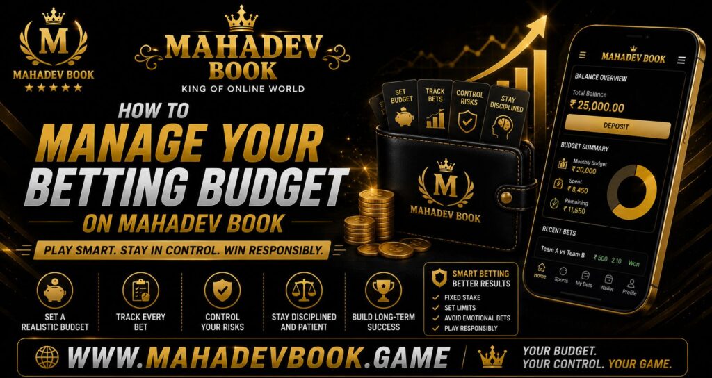 How to Manage Your Betting Budget on Mahadev Book