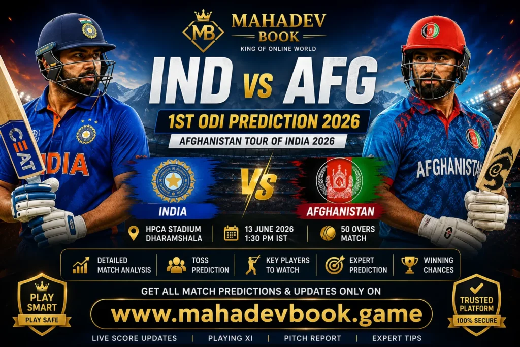 IND vs AFG 1st ODI Prediction 2026 India vs Afghanistan Match & Toss Prediction