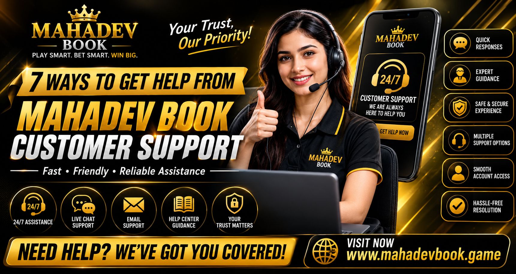 Read more about the article 7 Ways to Get Help from Mahadev Book Customer Support