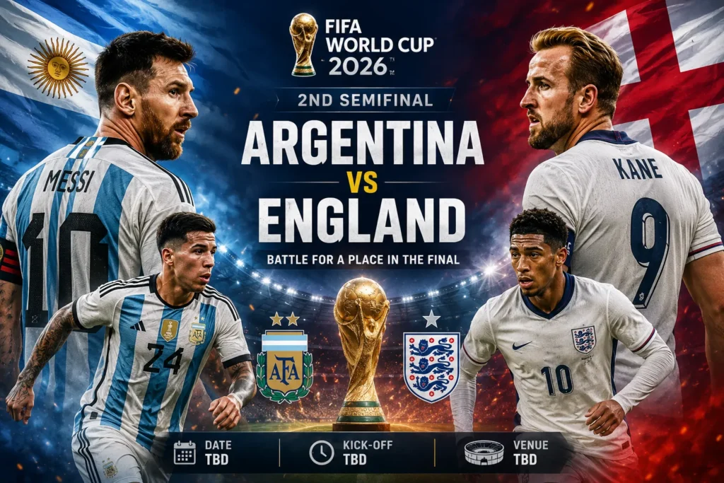 Argentina vs England FIFA World Cup 2026 Semifinal Preview