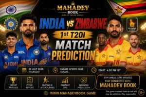 India vs Zimbabwe 1st T20 Match Prediction IND vs ZIM 2026 Preview Mahadev Book
