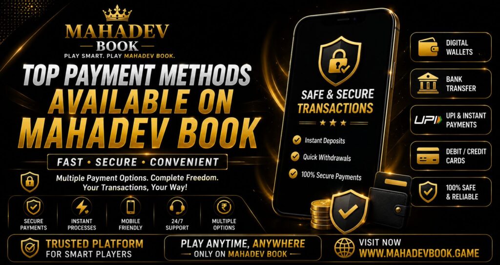 Top Payment Methods Available on Mahadev Book